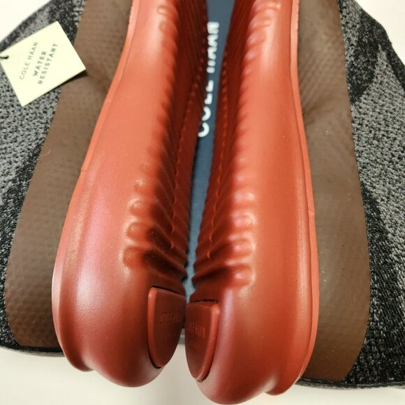 NWB Cole Haan Zerogrand Stitchlite Knit Chukkas Mens 8.5M Black/Gray Red Sole - Picture 15 of 16